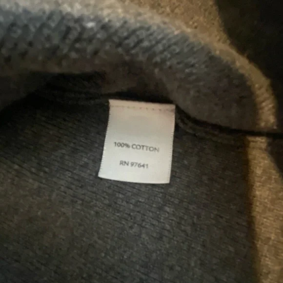 Dillards Westbound oversize Dark grey hoodie sweater high low hem NWT size S. - Picture 6 of 9